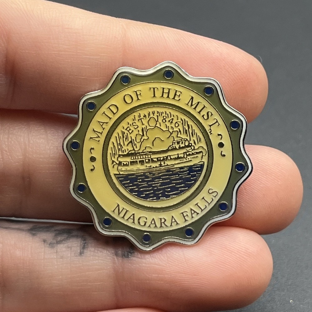 Maid Of The Mist Niagara Falls Lapel Hat Pin